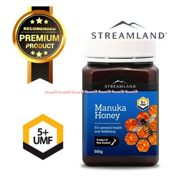 Streamland Manuka Honey 500gr 5+UMF Madu Membantu Menjaga Daya Tahan Tubuh Original Stream Land Manuka