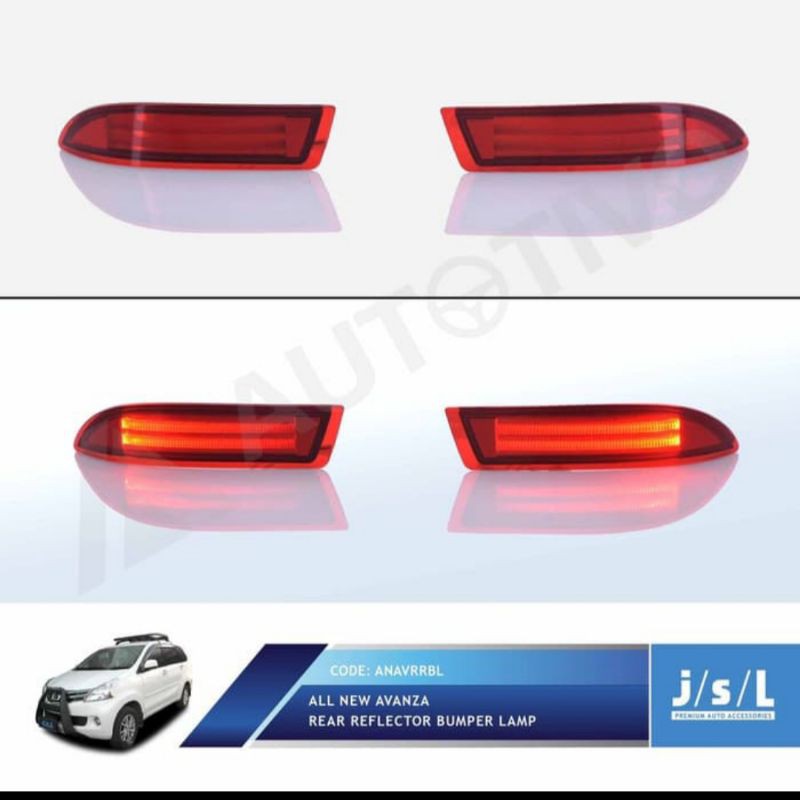 LED reflektor bumper mata kucing all new Avanza Xenia jsl