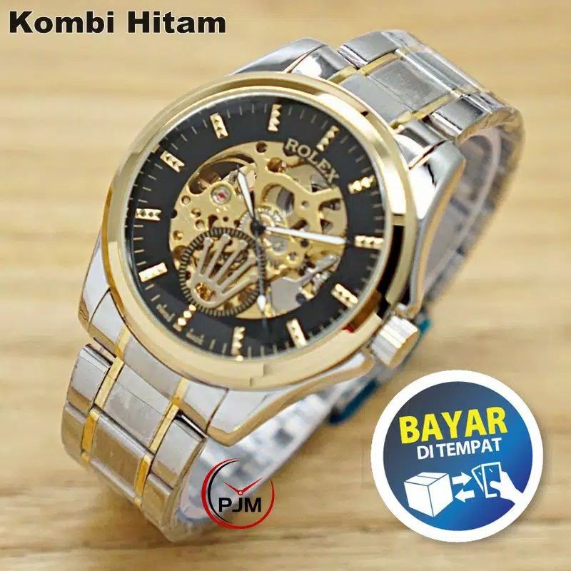 PRODUK TERLARIS JAM TANGAN TANPA BATERAI JAM KINETIK JAM TANGAN PRIA ROLEX JAM TANGAN OTOMATIS