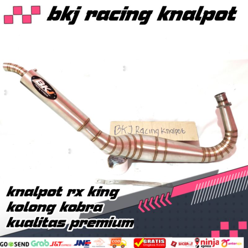 knalpot rx king  BKJ racing kolong kobra ful stainles