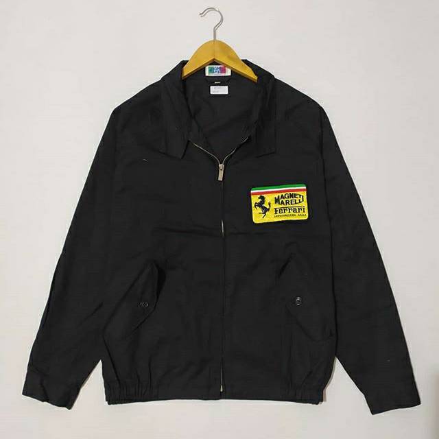 JAKET VINTAGE FERRARI MAGNETI MARELLI BUKAN YELLOW CORN