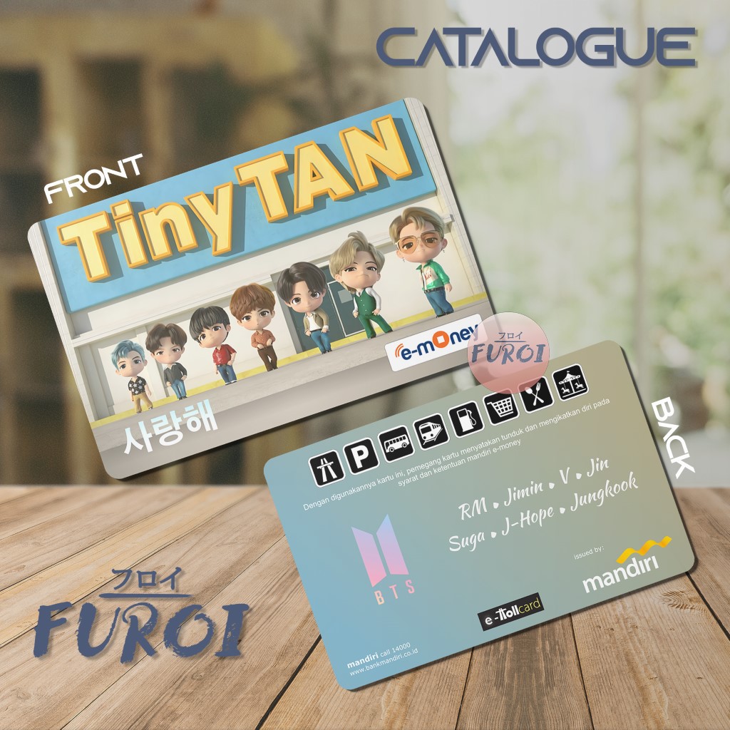 Custom Flazz BCA | Custom Emoney Mandiri | BTS Tiny Tan Dynamite