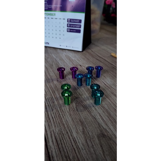 BAUT TITANIUM ORIGINAL DISC/PIRINGAN DEPAN BELAKANG