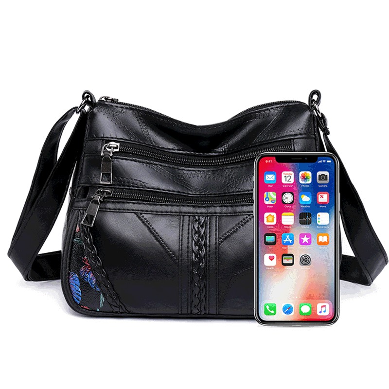 AND COD TAS SELEMPANG WANITA KULIT SLING BAG WOMEN FASHION KOREAN STYLE TAS CEWEK IMPORT T195