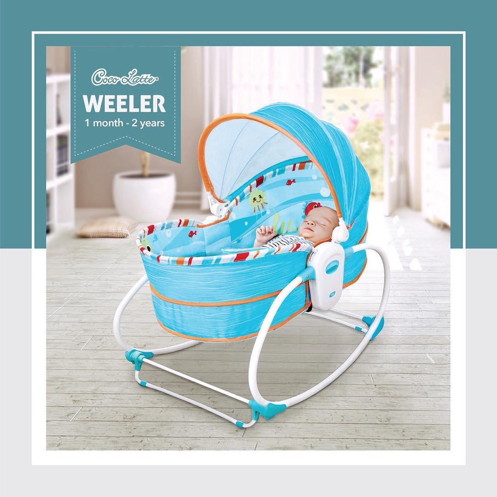 Baby Box Cocolatte Weeler 5 in 1 Rocker &amp; Bassinet