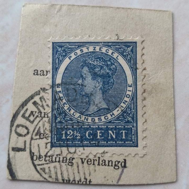 

Perangko Prangko Kuno 12 1/2 Ct Ned Indie 1902-1909 Cap Pos Bagus