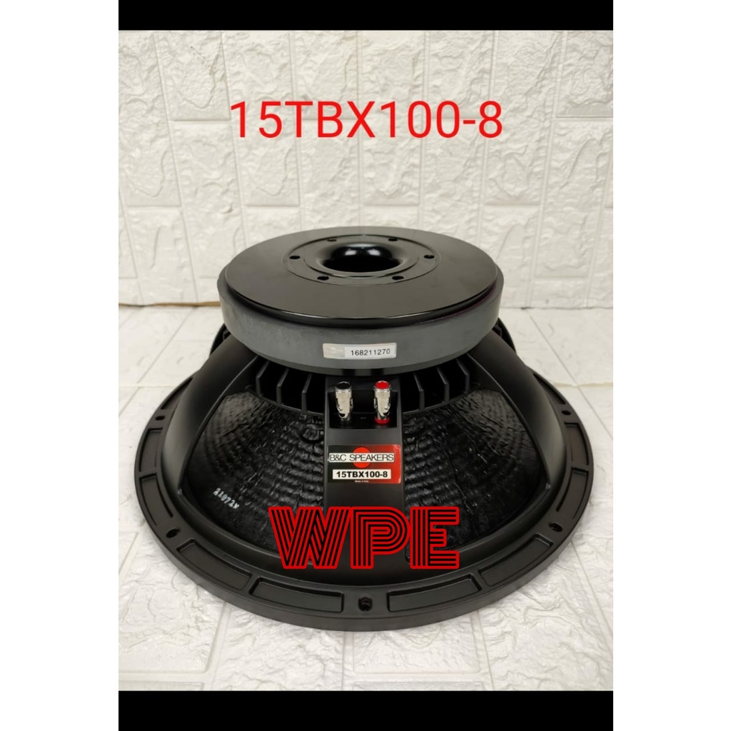 speaker komponen b&c 15tbx100-8 / bnc 15tbx1008 / bnc 15 tbx 1008 15in