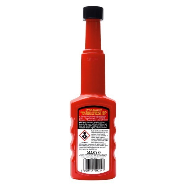 STP Hi-Mileage Petrol Injector Cleaner 200ml Bensin Motor Mobil