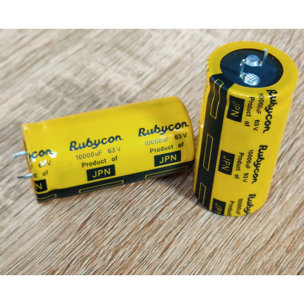 Elco 10000uf 63v Rubycon Japan Kuning