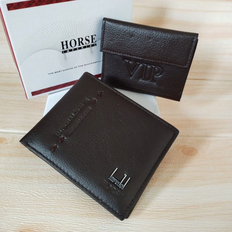 Dompet import kulit asli original pria Imperial horse ukuran jumbo VIP