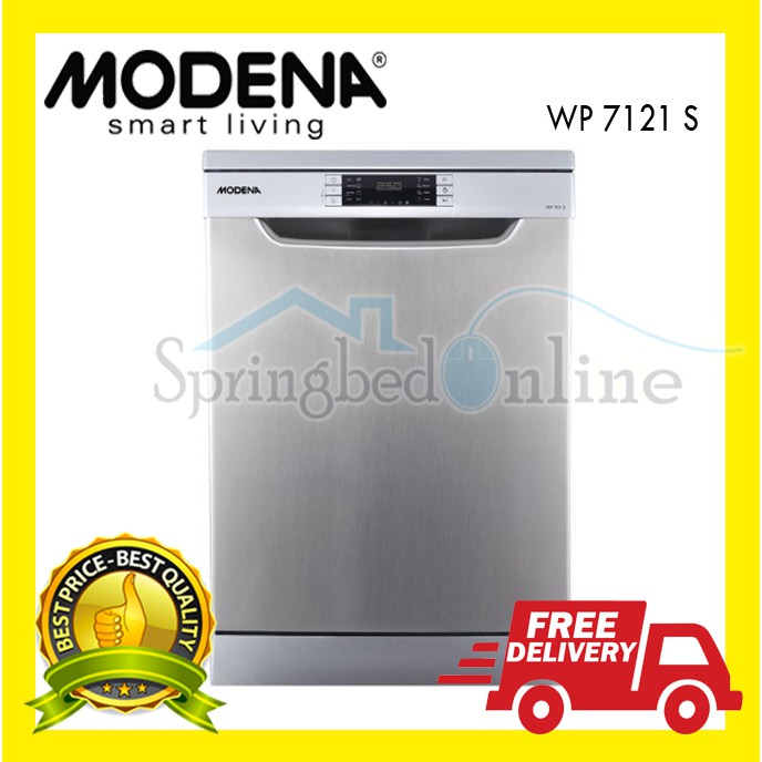 Freestanding Dishwasher Modena IMMACOLATO - WP 7121 S - Garansi Resmi