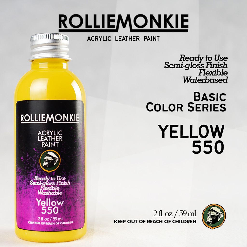 

Rolliemonkie Cat Acrylic Leather Paint - Yellow