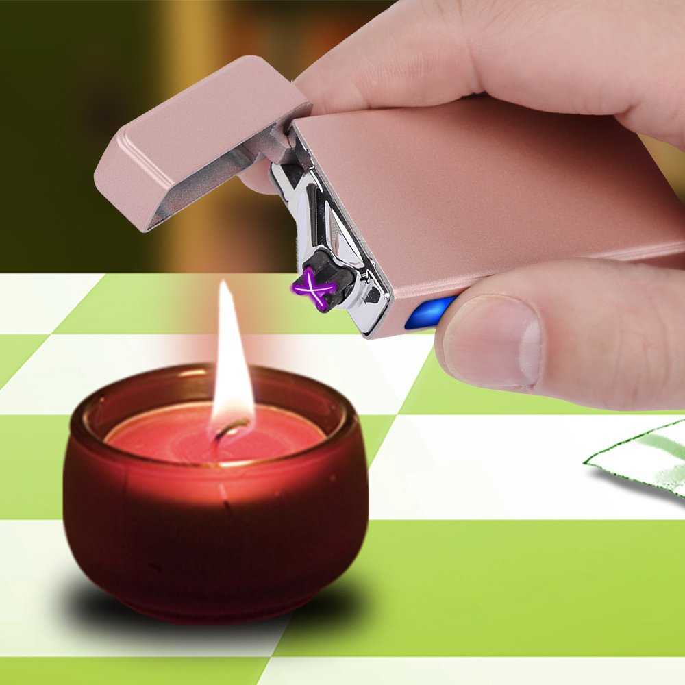 LCFUN Korek Api Elektrik Double Plasma Arc USB Lighter F130015