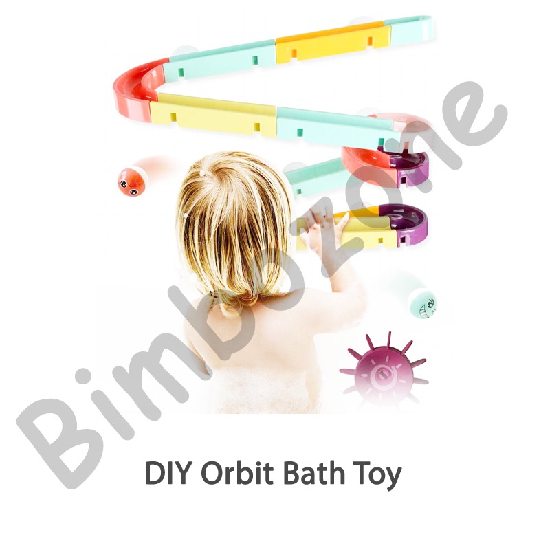 Bimbozone - Mainan Anak mainan mandi bayi Baby Bath Toy Mainan air - DIY ORBIT BATH TOY