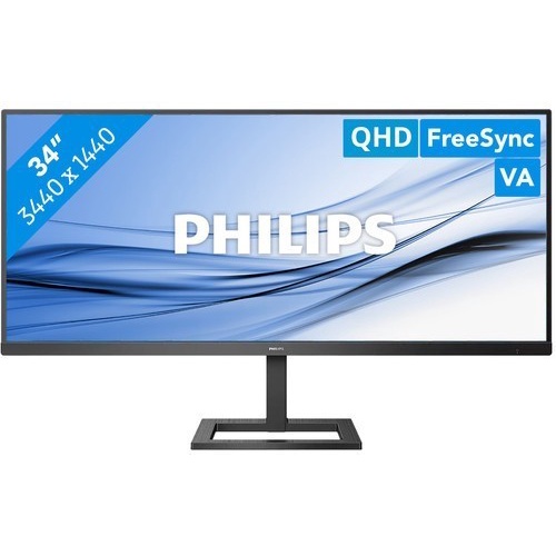 Philips 345E2AE/70 UltraWide 34 inch WQHD 75Hz IPS-Monitor LED Philips