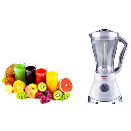 SHARP EM 125 LW - BLENDER PLASTIK 1,5 LITER / EM125LW