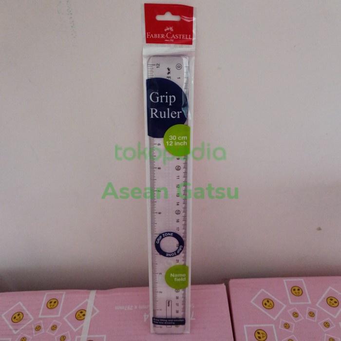 

Penggaris 30 cm faber castell Tebal/ Penggaris 30cm fabercastell Tebal