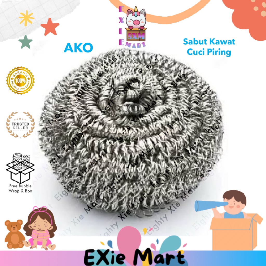 SABUT KAWAT CUCI PIRING - SABUT CUCI PIRING BAHAN STAINLESS - ALAT PEMBERSIH CUCI PIRING BAHAN KAWAT