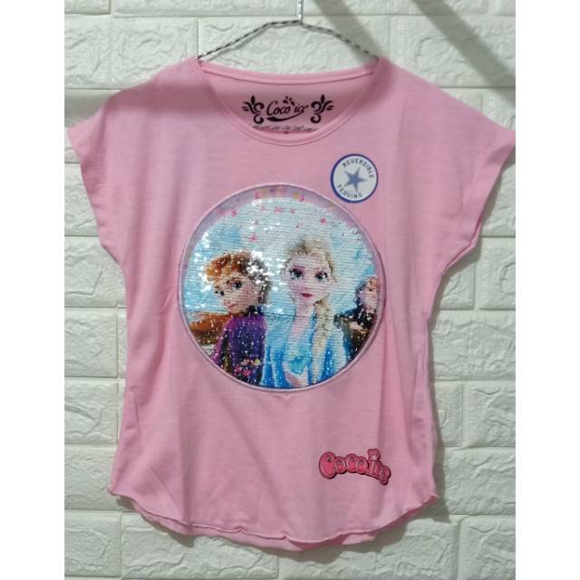 Baju Sequin/Usap Anak Cewek Coco Ice
