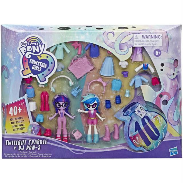 My Little Pony Equestria Girls Twilight Sparkle + Dj Pon-3 Fahion Squad