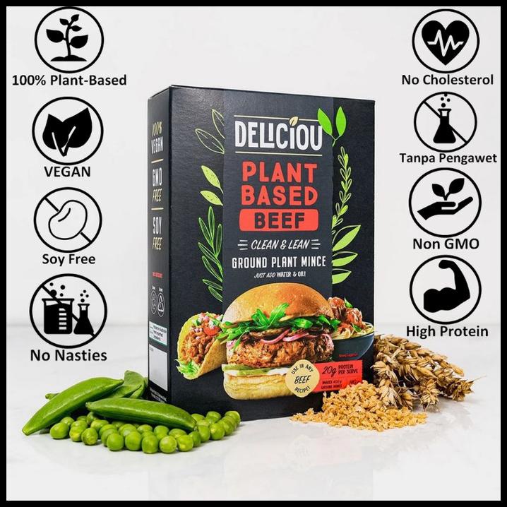 

Deliciou Plant Based Beef (Daging Vegan)