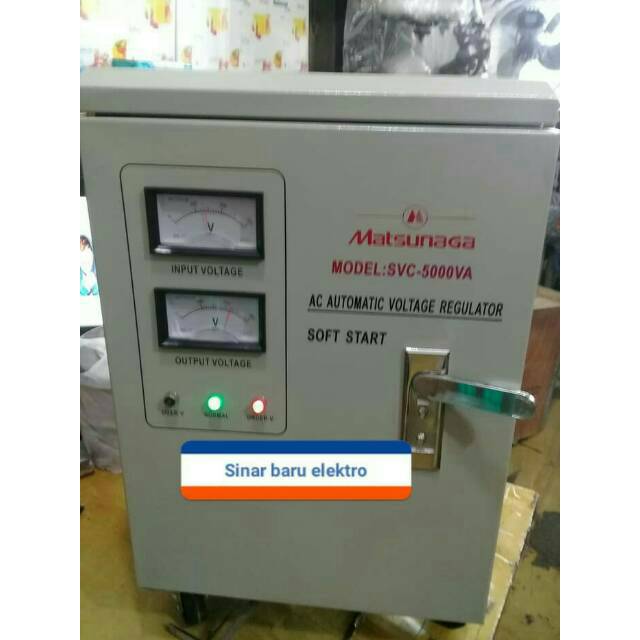 Stabilizer Matsunaga SVC-5000VA Stabilize Matsunaga 5000 Watt Stavol Matsunaga 5KVA