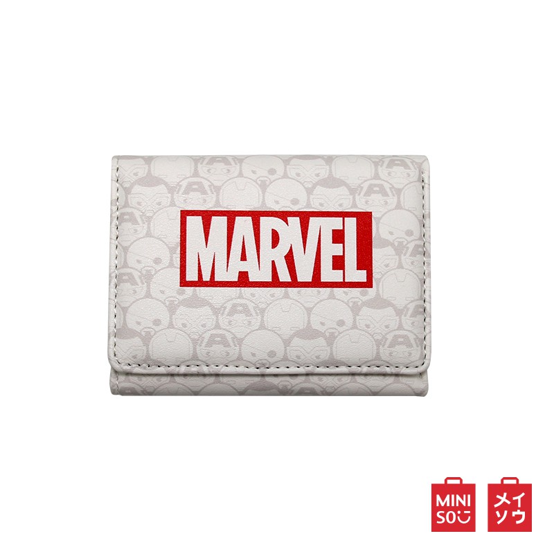  Miniso  Official Marvel  Dompet  Wanita Pendek Tiga Kali 