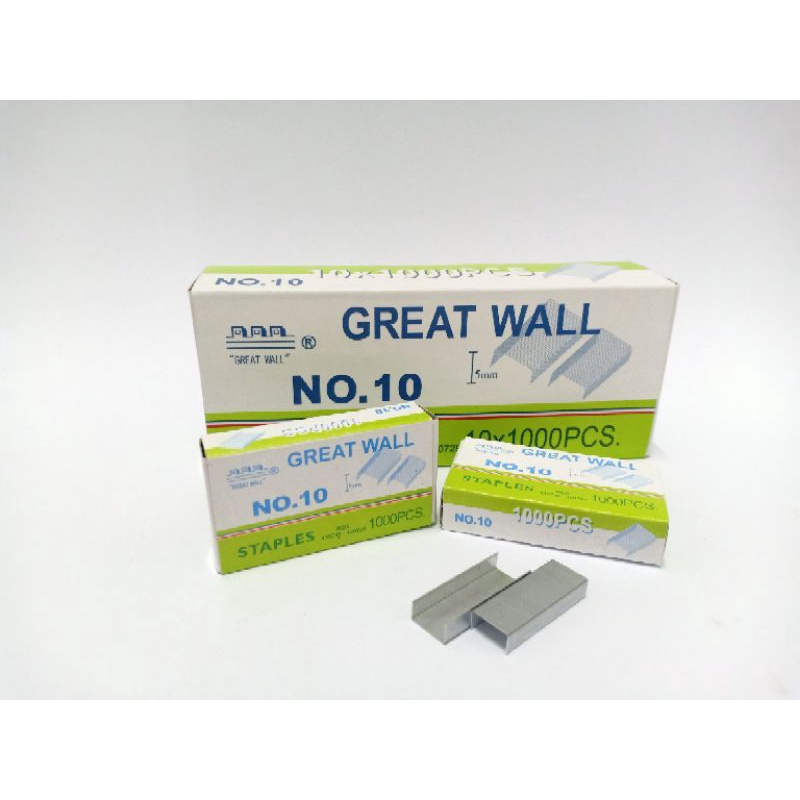 

ISI STAPLES GREAT WALL 10.000 PCS PERPAK