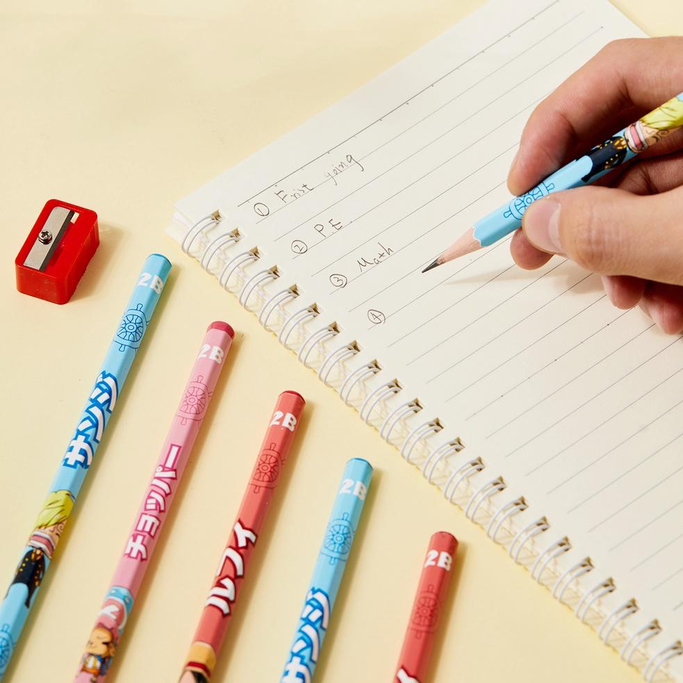

Diskon Spesial || HnP Deli One Piece Graphit Pencil / Pensil Kayu Grafit 2B Lucu Kartun One Piece Free Rautan Box / Tube EC02X-2B ||Asli@diskon