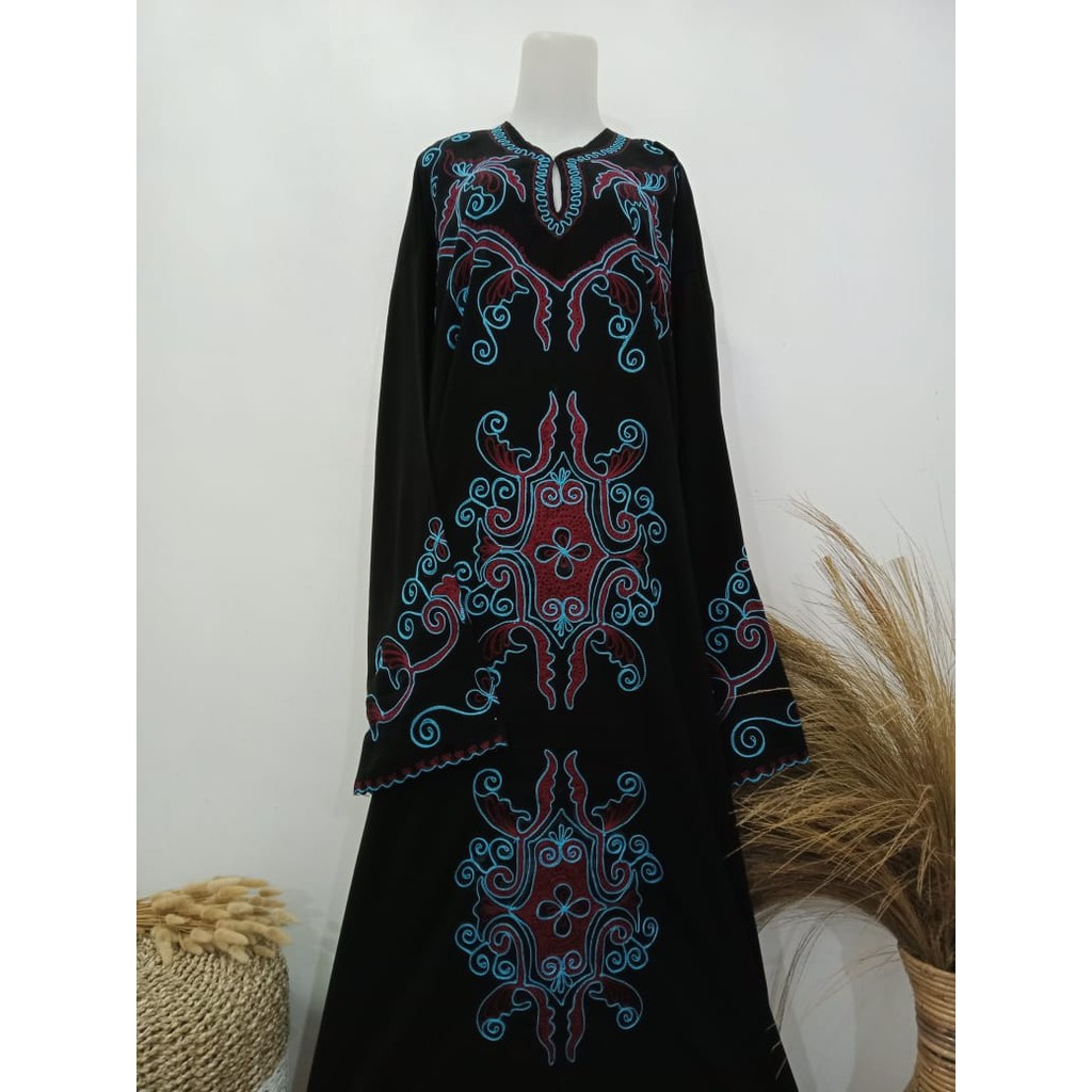 Mukena Abaya Arab Bordir  30 size L @konveksi abaya sholat 354