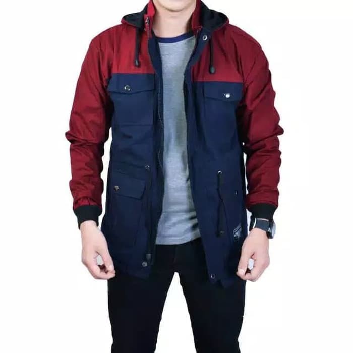 Jaket gunung parka pria keren hoodie murah barang berkualitas import