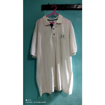 Kaos Pria Berkerah Armani Exchange 2XL Preloved