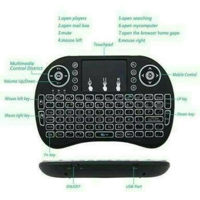 Rechargeable Mini Wireless Keyboard For Android Tv Box mini i8