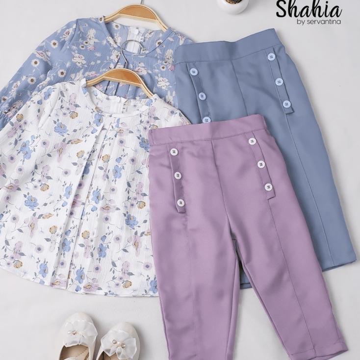 SALEE.. SHAHIA - Elena Oneset Setelan Celana Anak