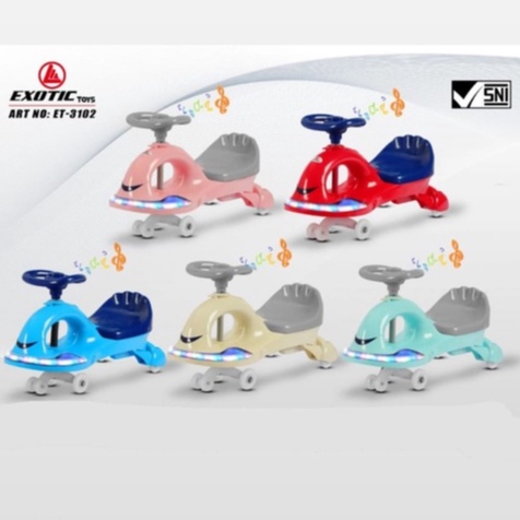 Exotic ET 3102 Mainan Mobilan Anak - Swing Car