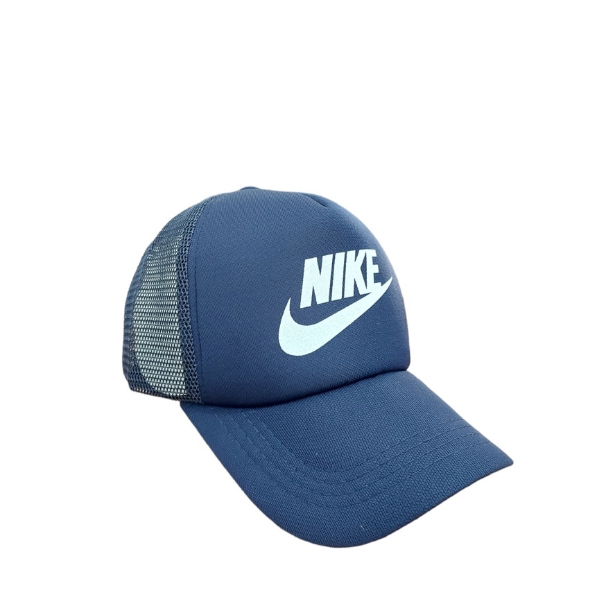 Topi Jaring Sablon Adidas / Nike / Reebok Trucker Hat Unisex Kualitas Premium