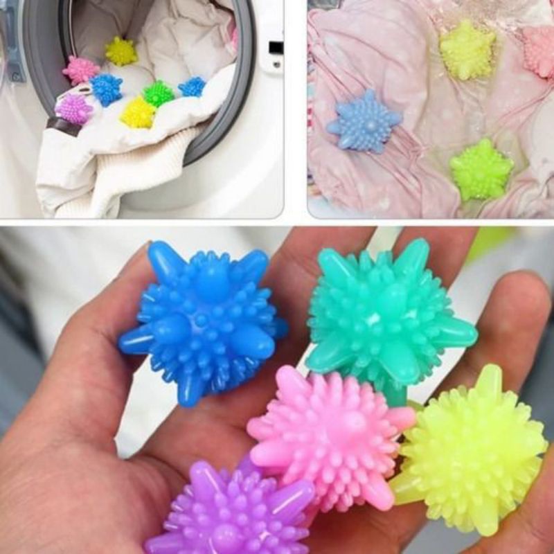 Bola Mesin Cuci Anti Kusut Laundry Magic Ball Pakaian Baju Celana Bersih Import
