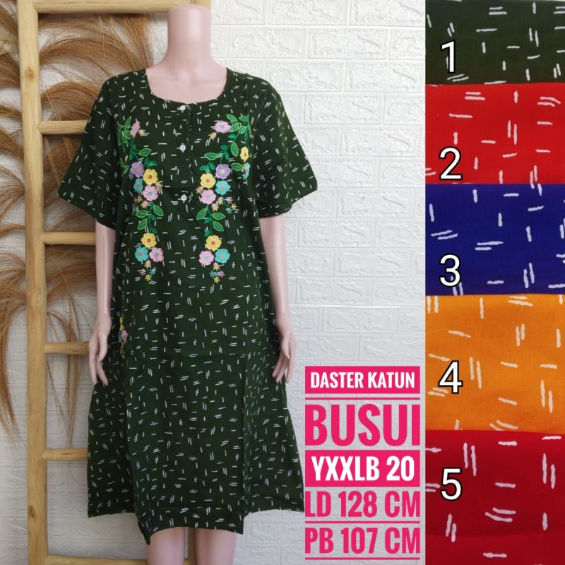 *Daster Katun Bordir Yunyun uk. XXL (YXXLB)
