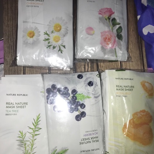 Sheet Mask Nature Republic Ori Shopee Indonesia