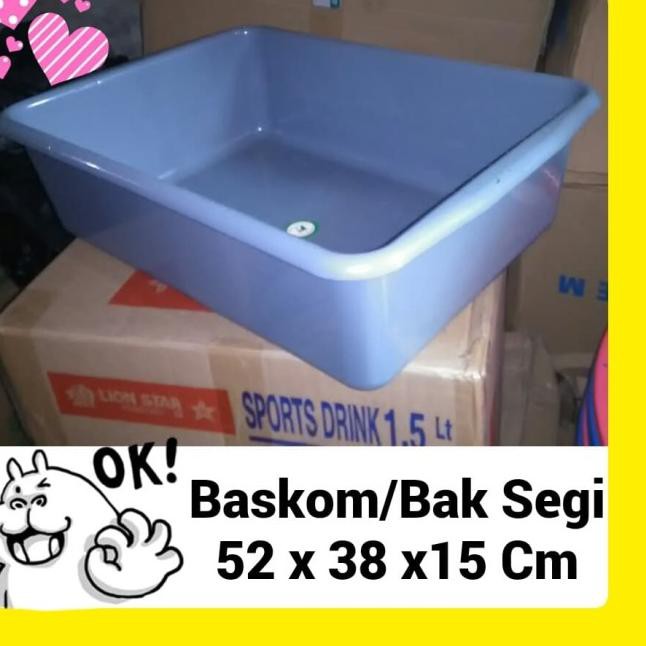 ☎ Baskom/Bak Segi(Kotak),Plastik Tebal, Serbaguna, Large ♂