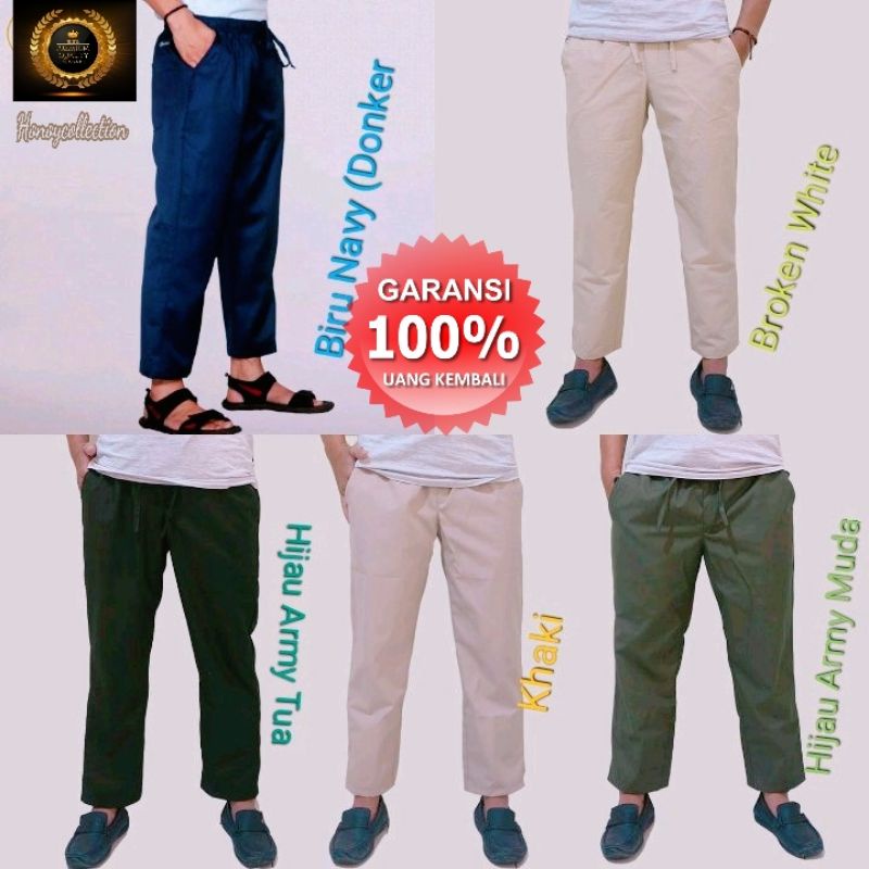 [PROMO] Celana Sirwal Celana Cingkrang Celana Sirwal Casual semi formal bahan katun drill