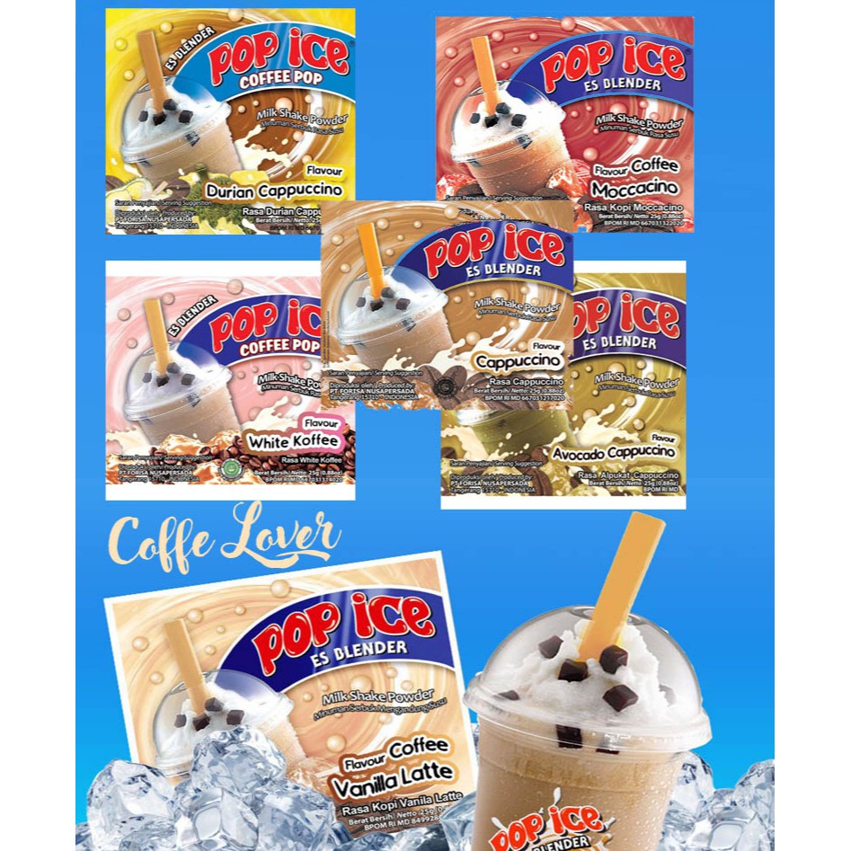 NEW ! POP ICE Sultan | Chocolate - Coffe &amp; Cheese Lover (Forisa)