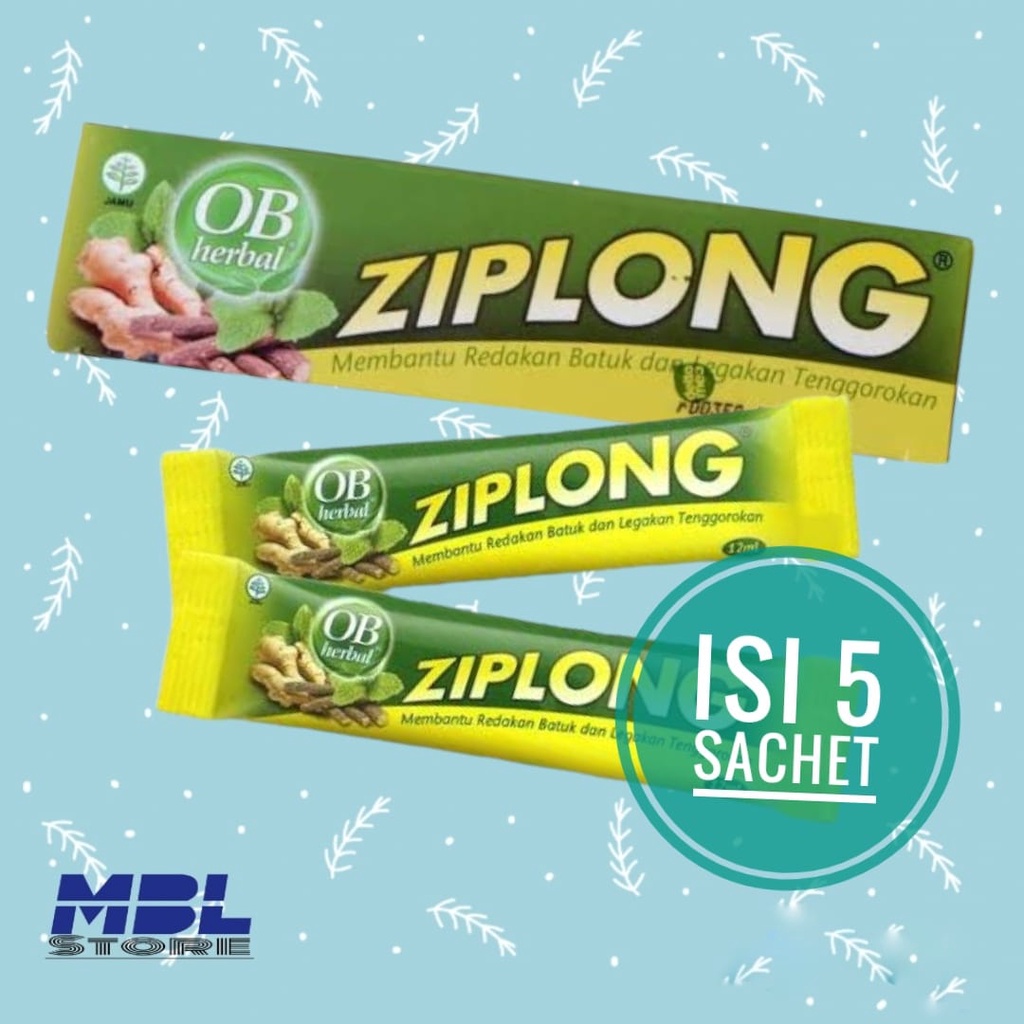 Jual Ob Herbal Ziplong Sirup Obat Batuk Cair Isi Sachet Shopee Indonesia