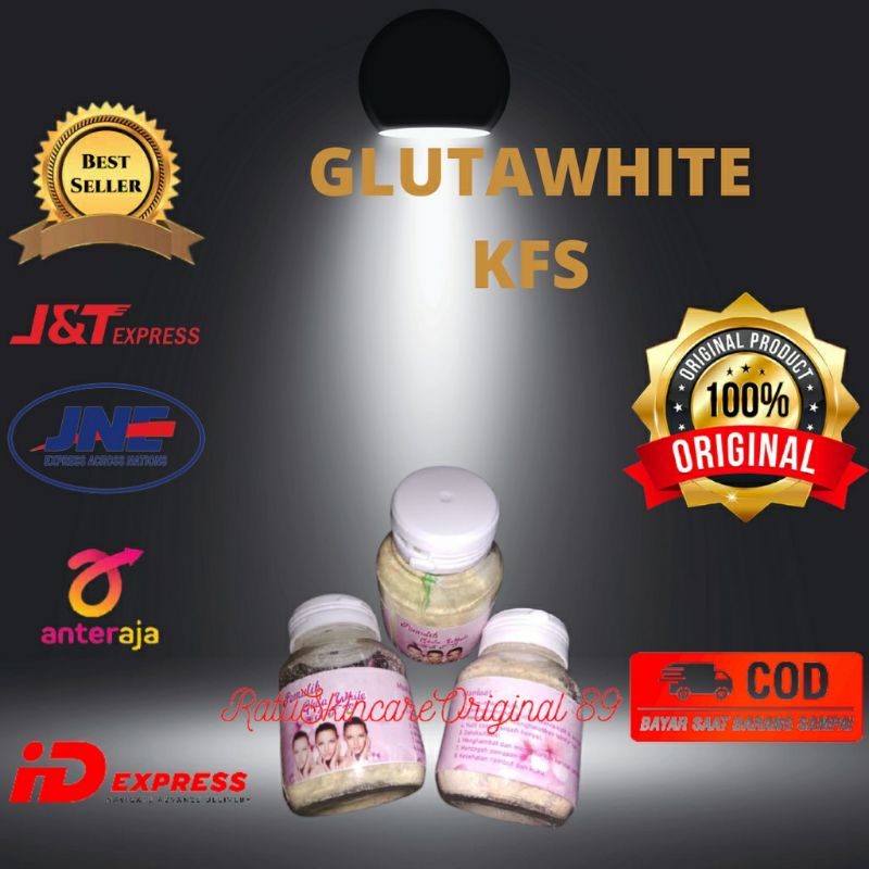 GLUTAWHITE KFS SUSU PEMUTIH BADAN GLUTA WHITE KFS GLUTAWHITE KFS ORIGINAL MINUMAN COLLAGEN