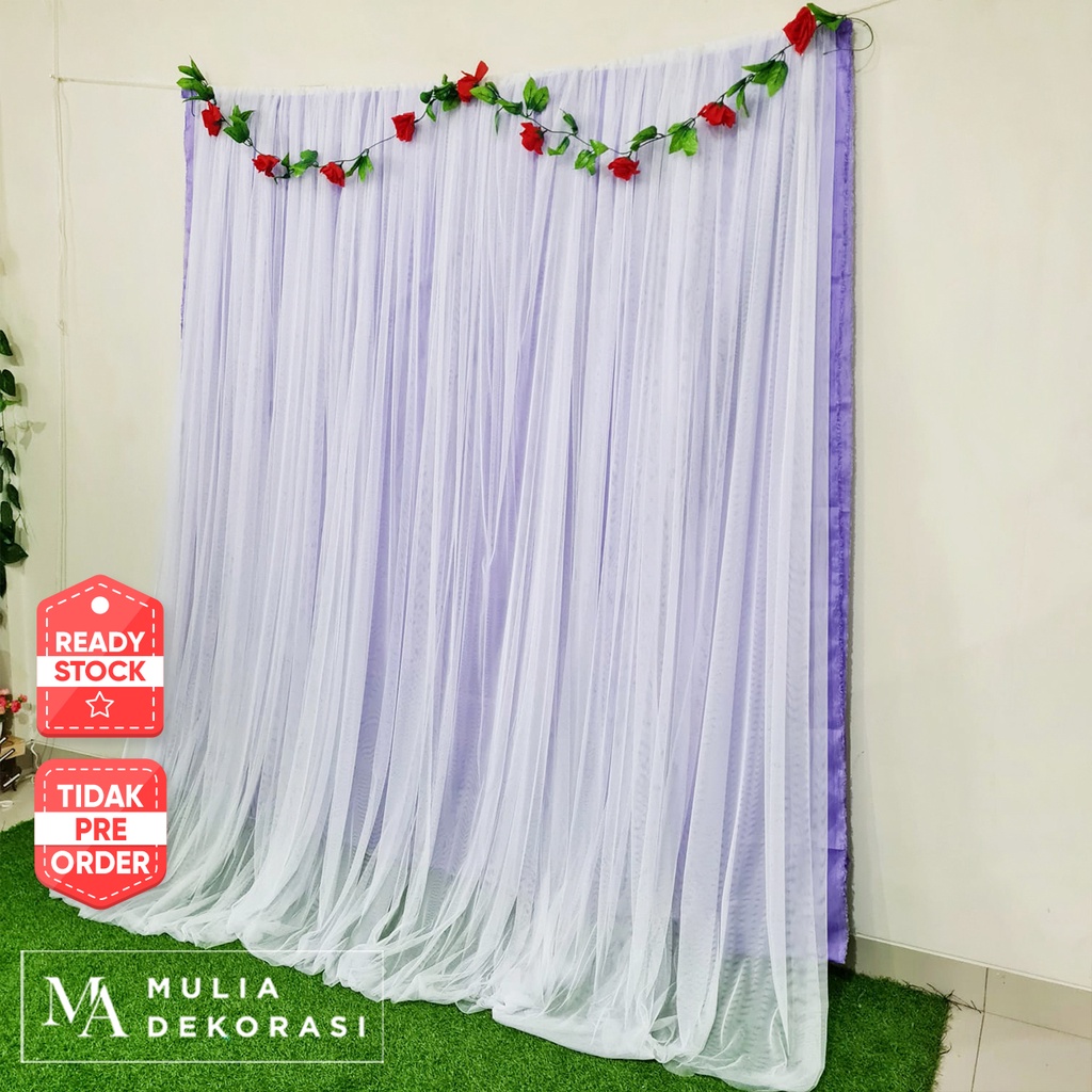 Kain Backdrop Dekorasi Background Lamaran Nikahan Aqiqah Abutai Tile