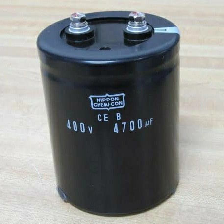 Elco Kapasitor NIPPON CHEMICON - 4700uf 4700 4700MDF 400VDC 400v 400 MAL27