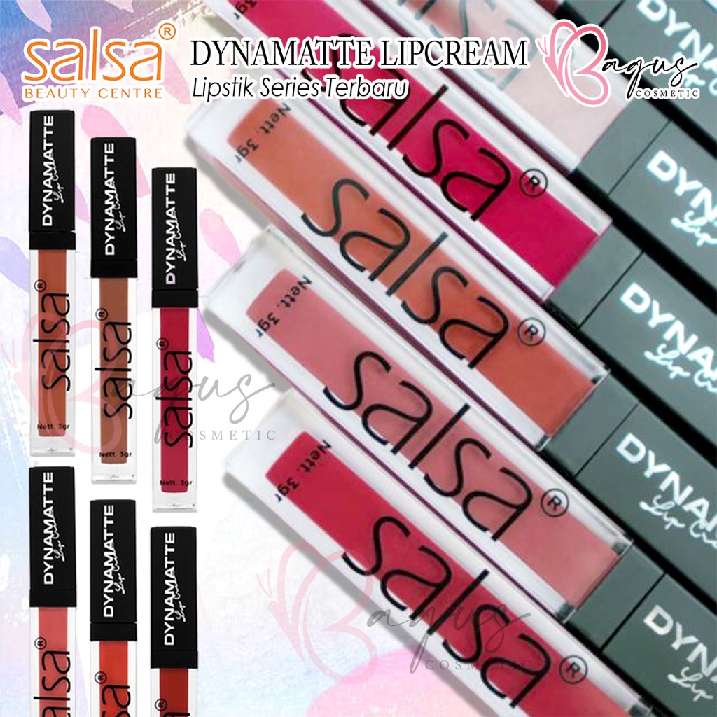 ⭐BAGUS⭐SALSA DYNAMATTE LIPCREAM BPOM | Lip Cream Seri Baru