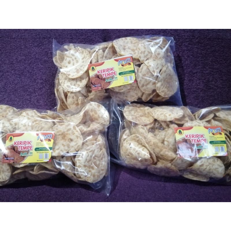 

KRIPIK TEMPE "SAGU" Gurih, crispy. Cemilan anak milenial