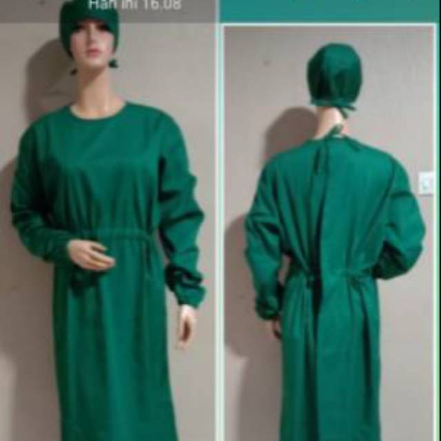 apd Baju Surgical gown bahan Drill