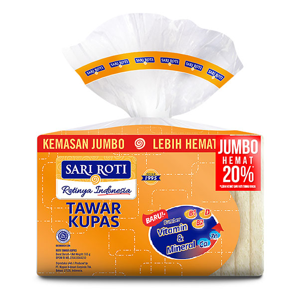 

SARI ROTI TAWAR JUMBO KUPAS